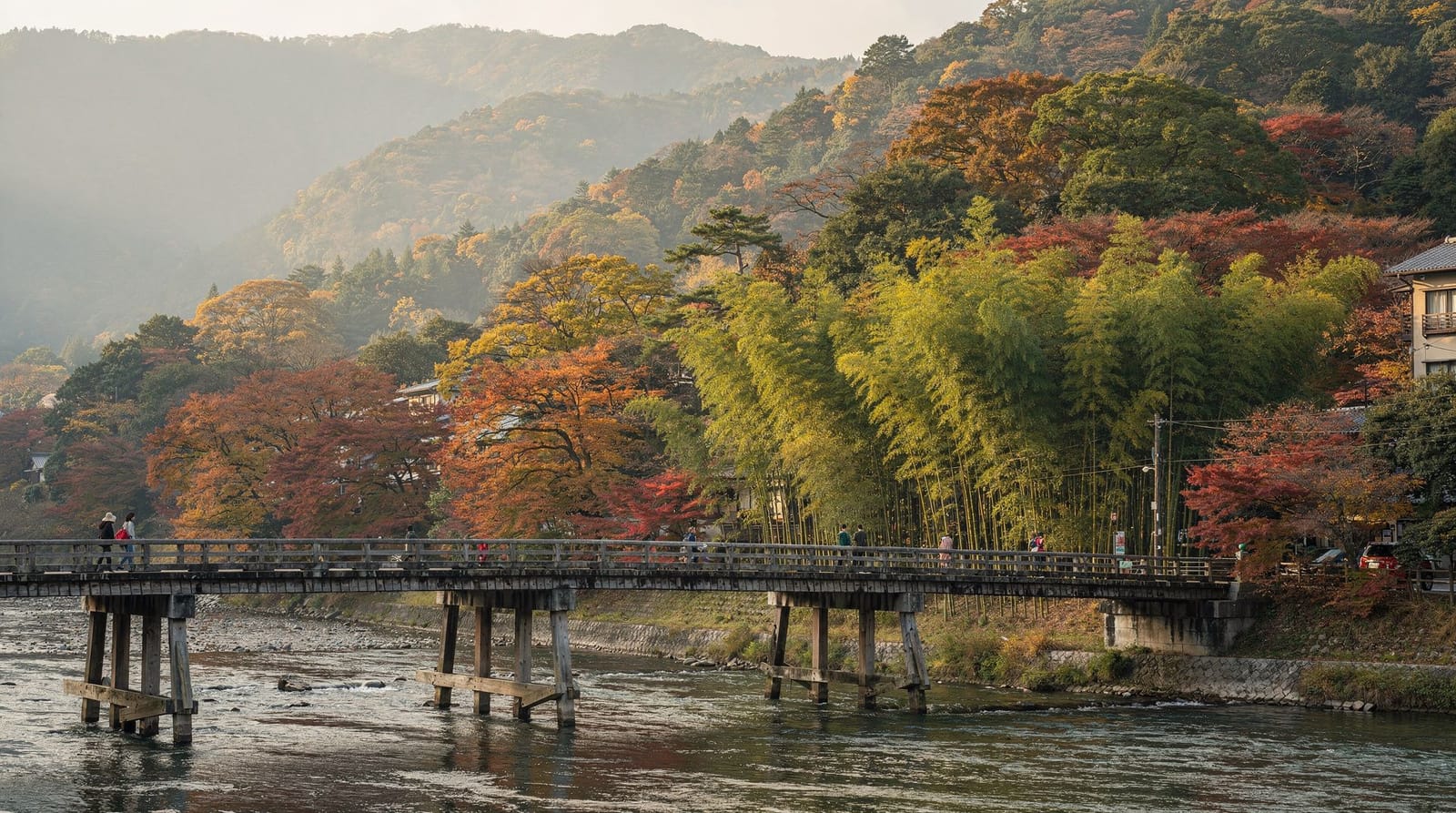 Kyoto: Arashiyama Bamboo Grove, Monkey Mountain Walking Tour